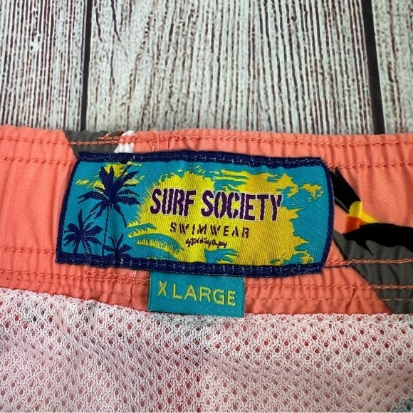 Surf Society Toucan Swim Shorts XL - Picture 5 of 7